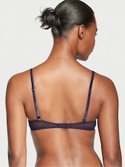 Victoria's Secret Gothic Purple Lace T-Shirt Push Up Bra - Image 2 of 4