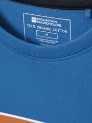Mountain Warehouse Blue Explore Mens Organic T-Shirt - Image 5 of 5