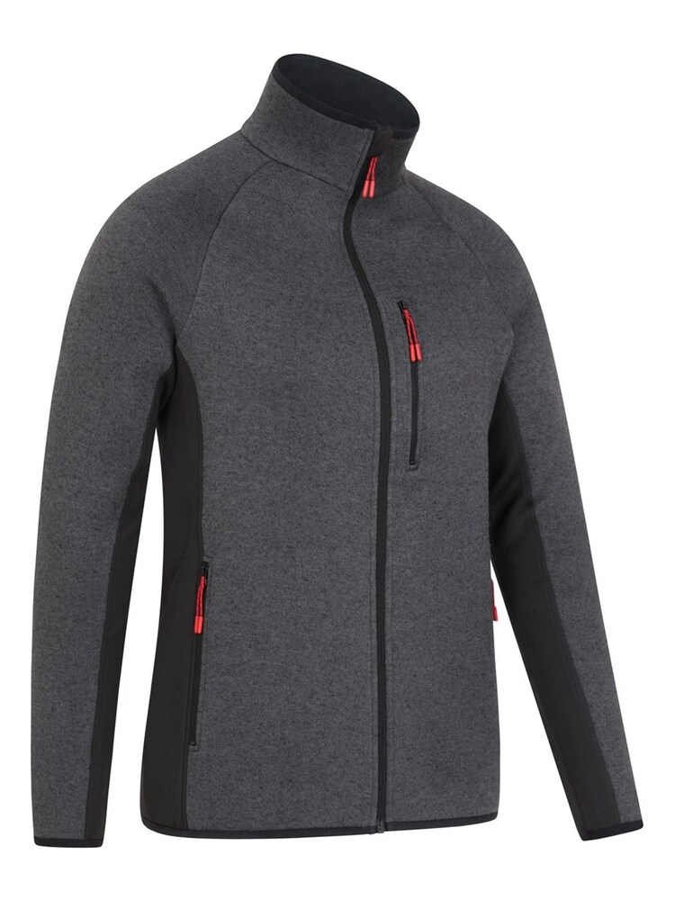 Mountain Warehouse Black Treston Mens Full-Zip Fleece Jacket - Image 2 of 5