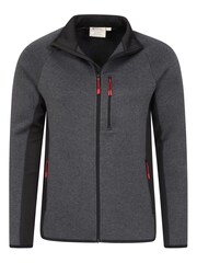 Mountain Warehouse Black Treston Mens Full-Zip Fleece Jacket - Image 4 of 5