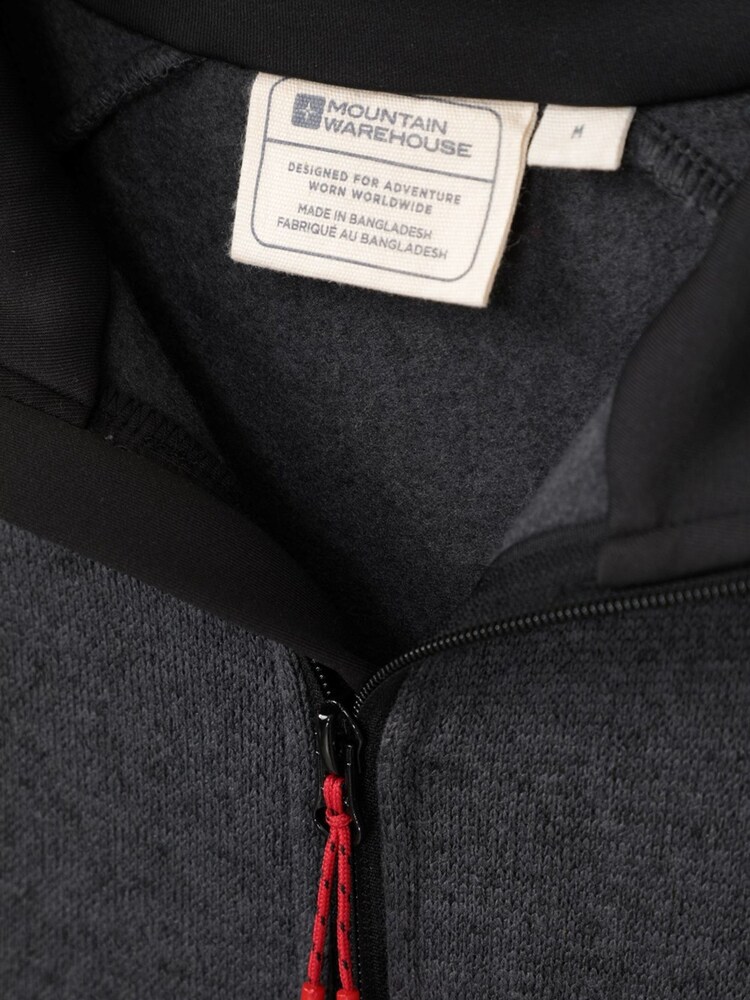 Mountain Warehouse Black Treston Mens Full-Zip Fleece Jacket - Image 5 of 5