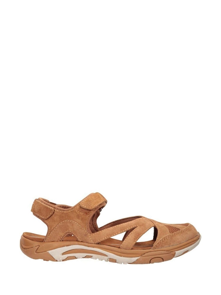 Mountain Warehouse Brown Sussex Womens Covered Sandals - Image 1 of 6