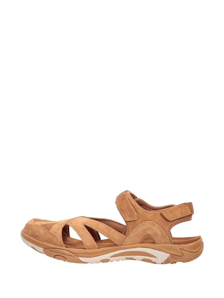 Mountain Warehouse Brown Sussex Womens Covered Sandals - Image 2 of 6