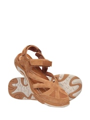 Mountain Warehouse Brown Sussex Womens Covered Sandals - Image 3 of 6