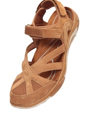 Mountain Warehouse Brown Sussex Womens Covered Sandals - Image 5 of 6