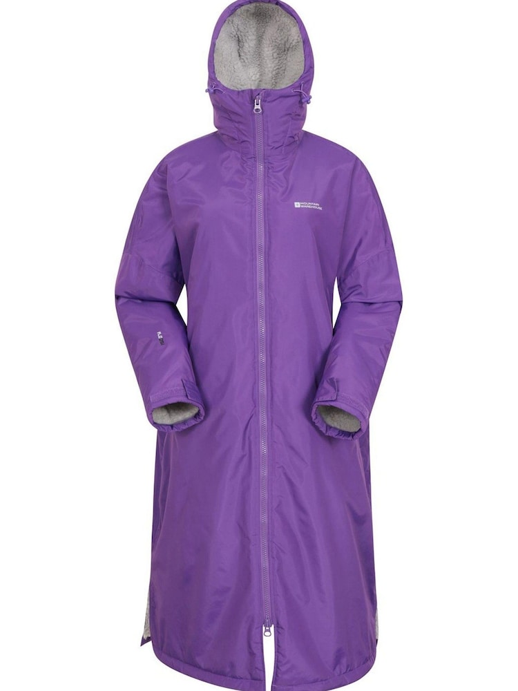 Mountain Warehouse Purple Tidal Womens Waterproof Changing Robe - Image 2 of 6 Mountain Warehouse Purple Tidal Womens Waterproof Changing Robe - Image 2 of 6
