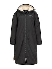 Mountain Warehouse Black Tidal Womens Waterproof Changing Robe - Image 1 of 6
