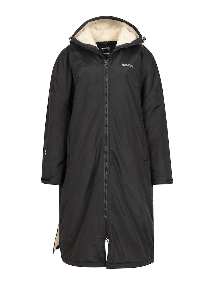 Mountain Warehouse Black Tidal Womens Waterproof Changing Robe - Image 1 of 6