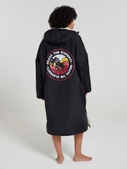 Mountain Warehouse Black Tidal Womens Waterproof Changing Robe - Image 6 of 6