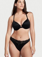 Victoria's Secret Black Lightly Lined Demi Front Fastening Bra - Image 1 of 3