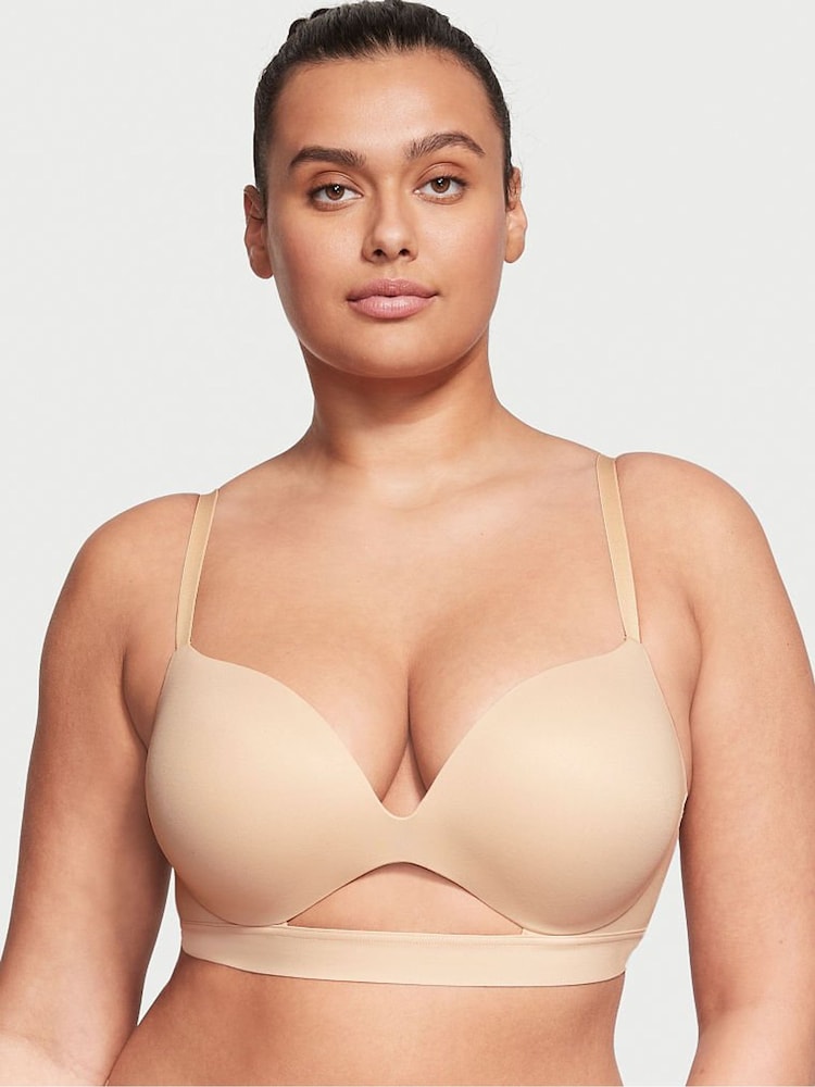 Victoria's Secret Champagne Nude Smooth Non Wired Push Up Bra - Image 1 of 4