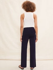 Friends Like These Navy Petite Jersey Wide Leg Trousers - Image 2 of 4