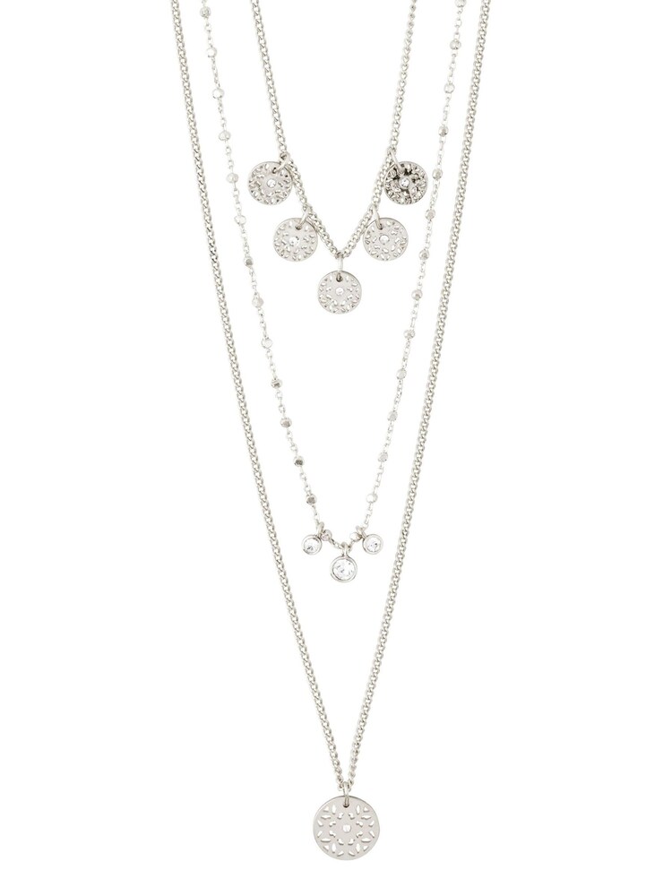 PILGRIM Silver-Plated Carol Bohemian Layered Necklace 3-in-1 Set - Image 1 of 3