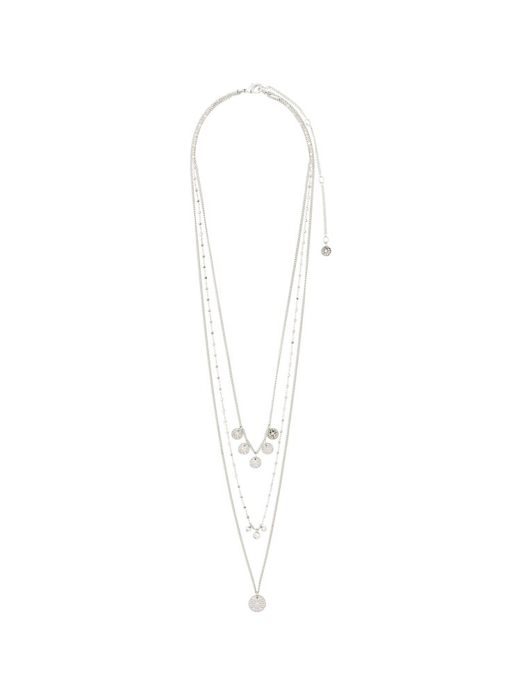 PILGRIM Silver-Plated Carol Bohemian Layered Necklace 3-in-1 Set - Image 2 of 3