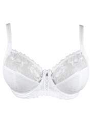Pour Moi White Sofia Embroidered Side Support Bra - Image 4 of 5
