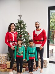 Society 8 Red Christmas Jumper - Mens - Image 1 of 4