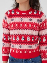 Society 8 Pink Christmas Jumper - Women - Image 4 of 4