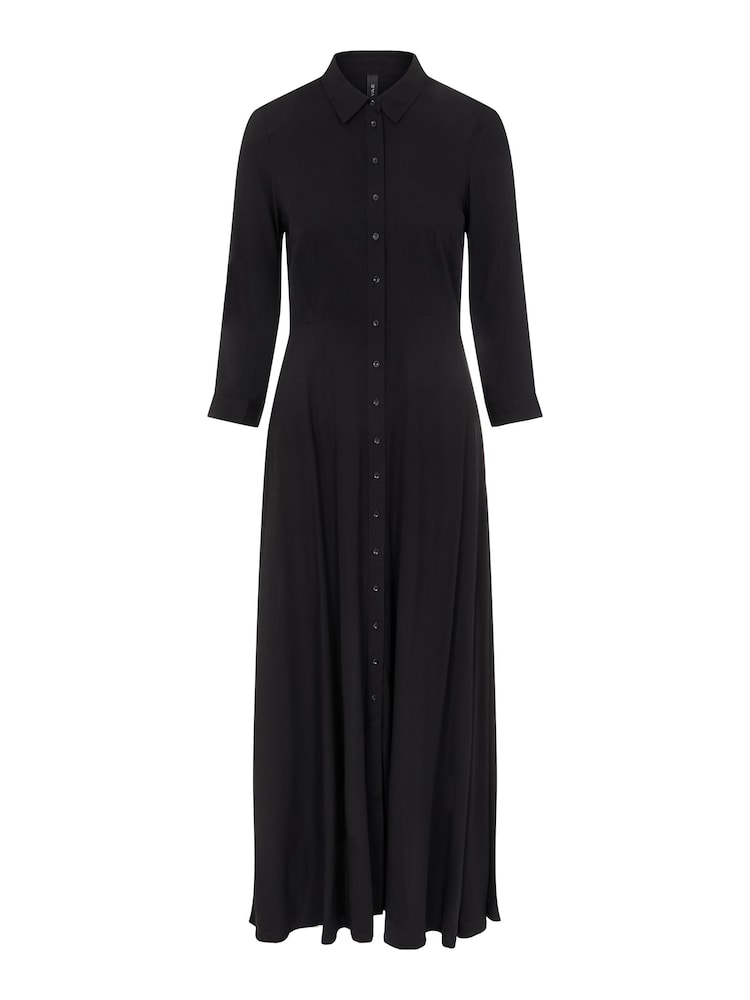 Y.A.S Black Maxi Length Shirt Dress - Image 5 of 5