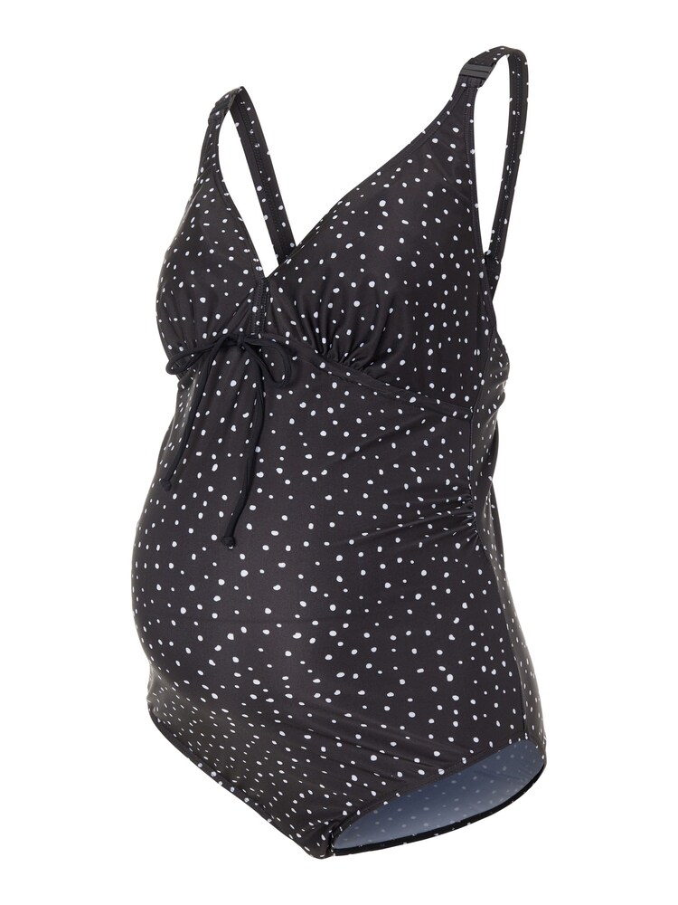Mamalicious Black Polka Dot Maternity Swimsuit - Image 4 of 5