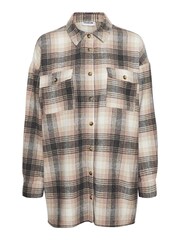 NOISY MAY White & Pink Soft Check Brushed Shacket - Image 5 of 5