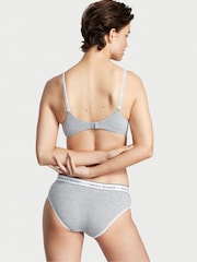 Victoria's Secret Grey Heather Hipster Logo Knickers - Image 2 of 3