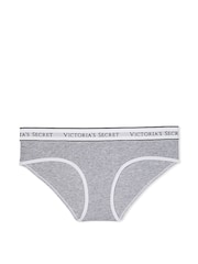 Victoria's Secret Grey Heather Hipster Logo Knickers - Image 3 of 3