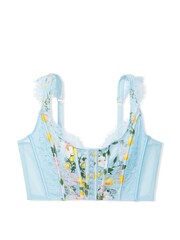 Victoria's Secret Blue Lace Unlined Corset Bra Top - Image 3 of 3