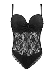 Pour Moi Black Rebel Padded Underwired Multiway Strapless Body - Image 4 of 5