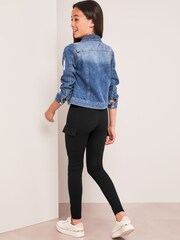 Lipsy Black Cargo Leggings - Image 3 of 4