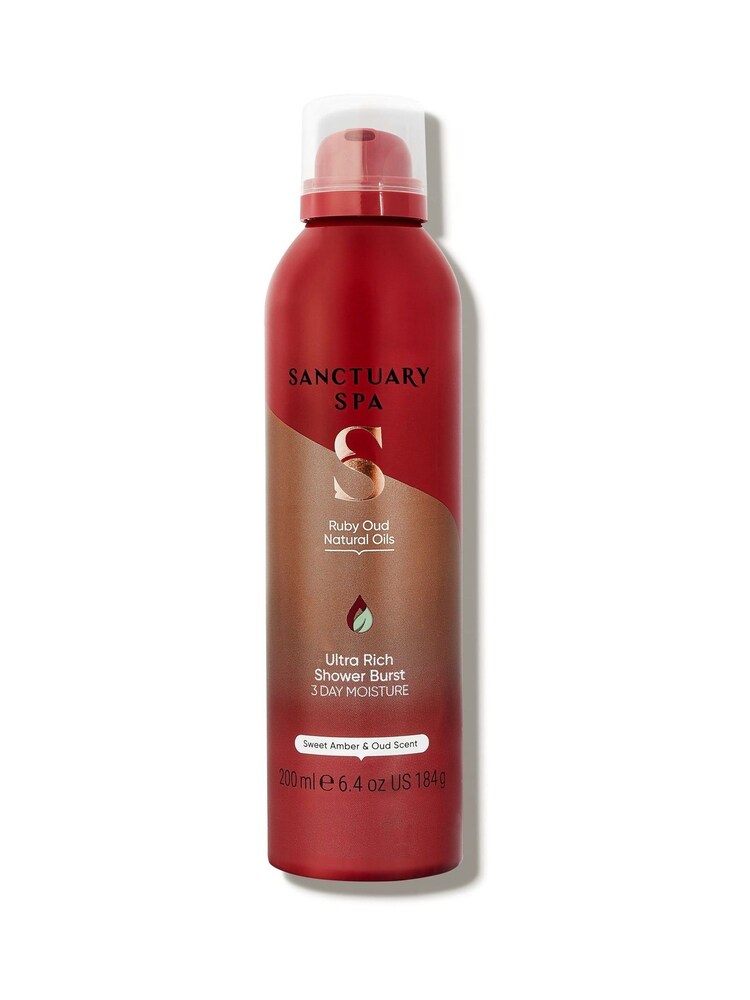 Sanctuary Spa Ruby Oud Shower Burst 200ml - Image 1 of 4