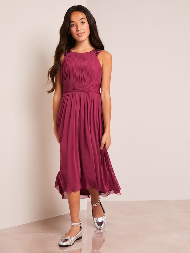 Lipsy Udsmykket Strap Midi lejlighedskjole - Image 1 of 4
