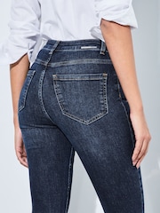 Dunkelblaue Waschung - Lipsy Skinny Jeams mit mittlerem Schritt​​​​​​​ - Bild 4 von 4