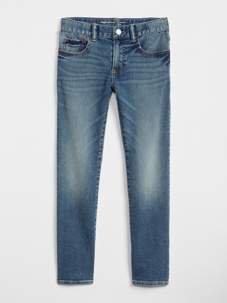 Gap Light Wash Blue Slim Fit Stretch Jeans (4-16yrs) - Image 2 of 4
