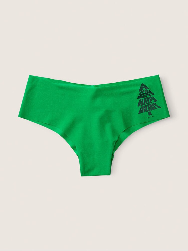 Victoria's Secret PINK Happy Camper with Holiday Graphic NoShow Cheekster Underwear - Image 2 of 2