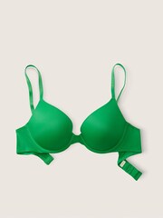 Victoria's Secret PINK Happy Camper Green Wear Everywhere Smooth Push Up T-Shirt Bra - Image 5 of 5