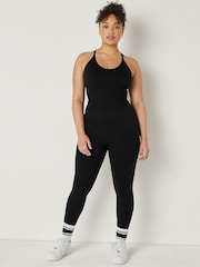 Victoria's Secret PINK Pure Black Workout Jumpsuit - Image 1 of 4