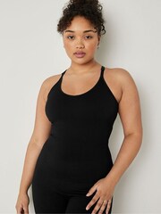 Victoria's Secret PINK Pure Black Workout Jumpsuit - Image 3 of 4