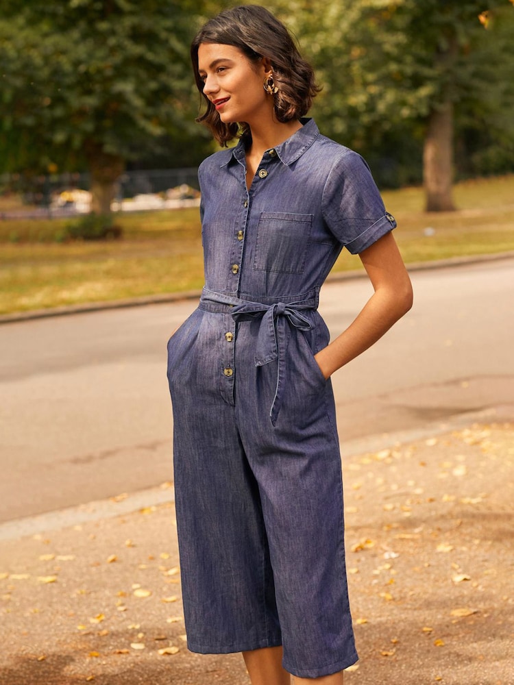 Yumi Denim-Overall aus Baumwolle - Bild 1 von 4