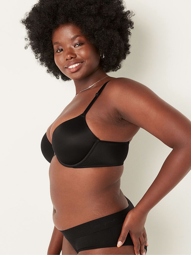 Victoria's Secret PINK Pure Black Push Up Bra - Image 1 of 4 Victoria's Secret PINK Pure Black Push Up Bra - Image 1 of 4