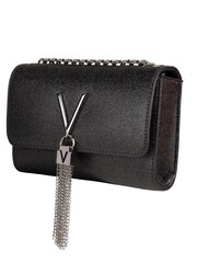 Valentino Bags Silver Glitter Divina Crossbody Bag - Image 2 of 4