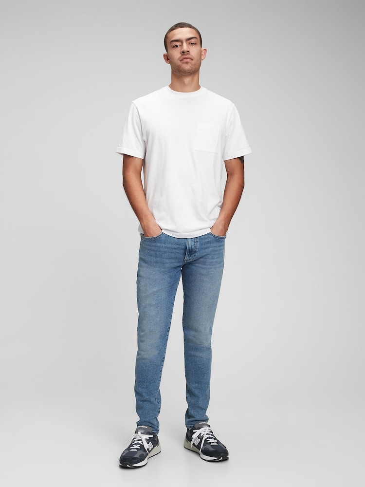 Gap Light Wash Blue Skinny Comfort Stretch Jeans - Image 16 of 16 Gap Light Wash Blue Skinny Comfort Stretch Jeans - Image 16 of 16