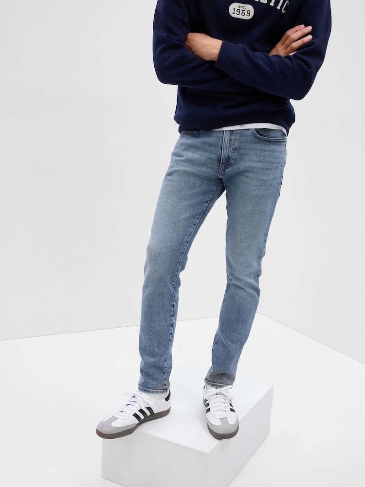 Gap Light Wash Blue Skinny Comfort Stretch Jeans - Image 2 of 4