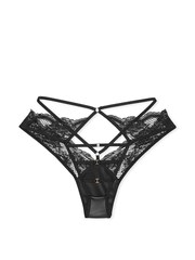Victoria's Secret Black Strappy Open Brazilian Knickers - Image 4 of 4
