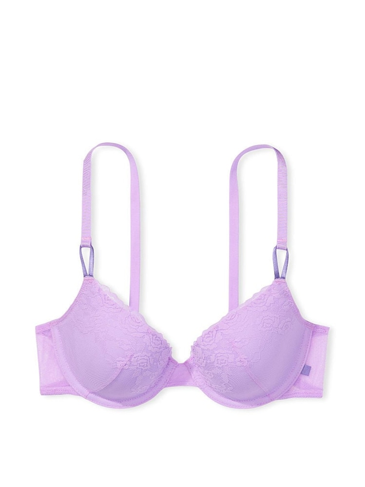 Victoria's Secret Purple Petal Purple Lightly Lined TShirt Demi Bra - Image 1 of 1