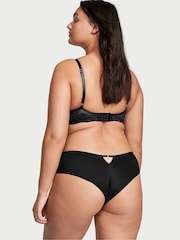 Victoria's Secret Black Lace Trim Cheeky Knickers - Image 2 of 3