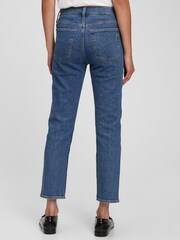 Gap Blue High Waisted Cheeky Straight Jeans - Image 2 of 6