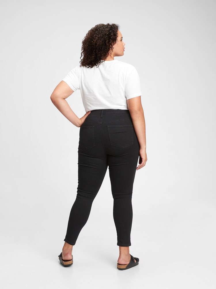 Gap Black High Waisted Universal Jeggings - Image 2 of 5 Gap Black High Waisted Universal Jeggings - Image 2 of 5