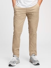 Gap Beige Slim Fit Modern Chinos - Image 1 of 7