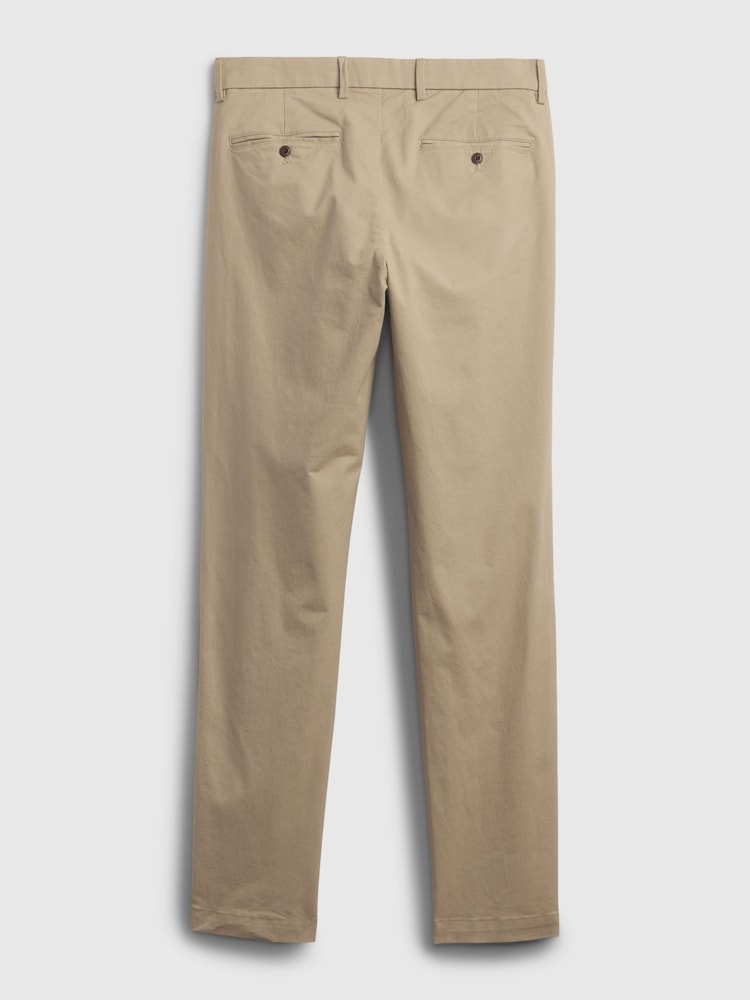 Gap Beige Slim Fit Modern Chinos - Image 7 of 7