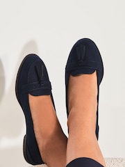 Lipsy Navy Regular Fit Tassel Loafer - Image 3 of 5